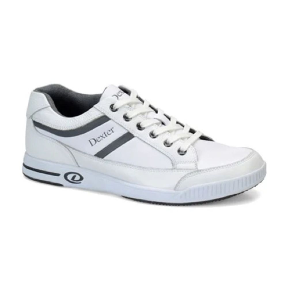 Dexter Mens Keegan White/Grey Bowling Shoes